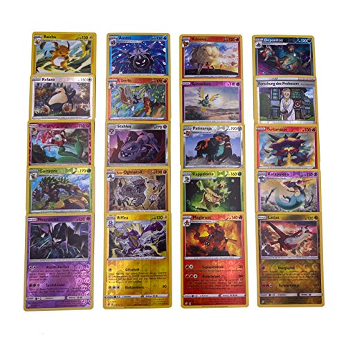 Pokemon Karten - 20 Verschiedene seltene Rare Reverse Holo Karten - Deutsch Pokemon Karten - 20 Verschiedene seltene Rare Reverse Holo Karten - Deutsch von geco