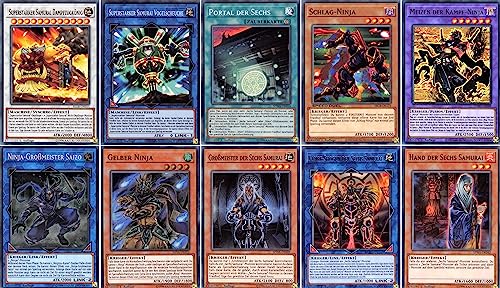 Yu-Gi-Oh! Karten - Themenset/Themendeck/Deckcore - Ninja & Samurai Set von geco