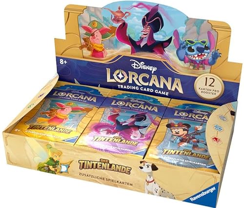 geco Disney Lorcana - Die Tintenlande - Display (24 Booster Packs) - Deutsch von geco