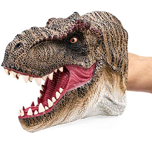 Tyrannosaurus Rex Dinosaurier Handpuppe für Jungen Geschenk 3-12 Dinosaurier Puppet Battle Toy T-Rex Kopf Party Rollenspiel Realistisches Weichgummi Badespielzeug Tyrannosaurus Rex Dinosaurier Handpuppe für Jungen Geschenk 3-12 Dinosaurier Puppet Battle Toy T-Rex Kopf Party Rollenspiel Realistisches Weichgummi Badespielzeug von gemini&genius