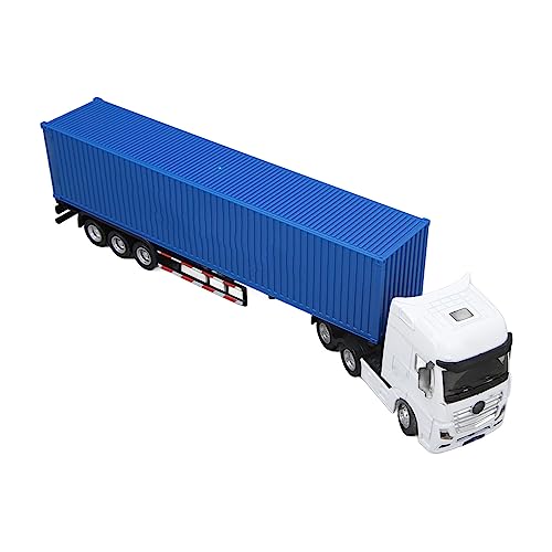 Container-LKW-Spielzeug, Container-LKW-Modell, Stimulation, Container-LKW, Legierung, ABS, Maßstab 1:50, Container-LKW, Stimulation, Abnehmbarer Langstrecken-Traktor-Anhänger, von generic