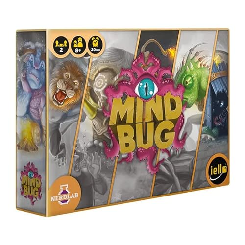 Iello – Mindbug: Kartenspiel, Fantasy-Thema, Innovative Mechanismen, für 8+, Einzelspieler, 2.4E+2 Gramm, Karton, Ohne Montage, 1 Stück, Unisex, Französische Version von generic