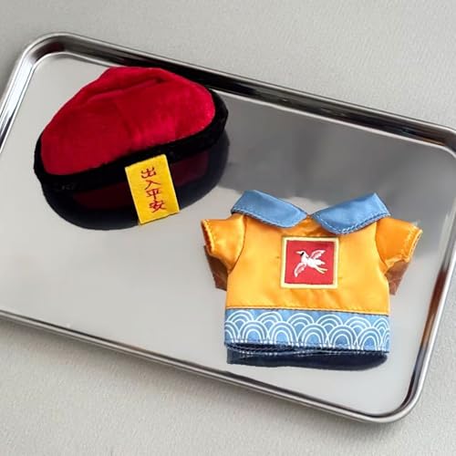 La bubu Puppenkleidung Set, La bubu -Puppe Zombie Kostümkleidung für 17 cm La bubu -Puppen, Kleid, um Puppen zu beeindrucken, Kleidungsset -Ersatz, für Spielen, Anzeigen(Keine Puppe enthalten) von generic