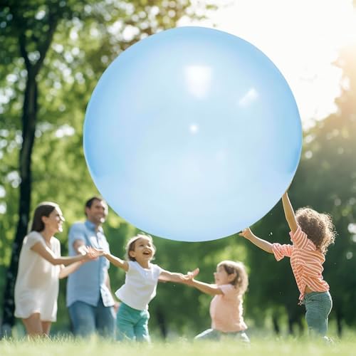 Riesig Wasserball Aufblasbar Wasserbomben Wiederverwendbar Wasserballons Luftballons Groß Transparenter Splash Ball Garten Spielzeug Kinder Draußen Wasserspielzeug (Blau) Riesig Wasserball Aufblasbar Wasserbomben Wiederverwendbar Wasserballons Luftballons Groß Transparenter Splash Ball Garten Spielzeug Kinder Draußen Wasserspielzeug (Blau) von generic
