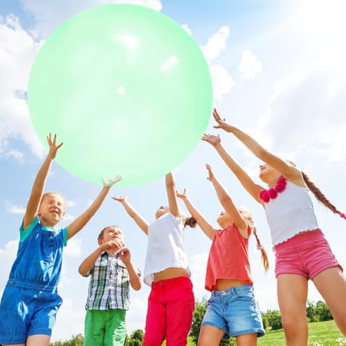 Riesig Wasserball Aufblasbar Wasserbomben Wiederverwendbar Wasserballons Luftballons Groß Transparenter Splash Ball Garten Spielzeug Kinder Draußen Wasserspielzeug (Grün) Riesig Wasserball Aufblasbar Wasserbomben Wiederverwendbar Wasserballons Luftballons Groß Transparenter Splash Ball Garten Spielzeug Kinder Draußen Wasserspielzeug (Grün) von generic