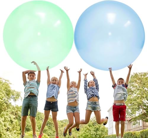Riesig Wasserball Aufblasbar Wasserbomben Wiederverwendbar Wasserballons Luftballons Groß Transparenter Splash Ball Garten Spielzeug Kinder Draußen Wasserspielzeug (Aquagrün + Himmelblau) Riesig Wasserball Aufblasbar Wasserbomben Wiederverwendbar Wasserballons Luftballons Groß Transparenter Splash Ball Garten Spielzeug Kinder Draußen Wasserspielzeug (Aquagrün + Himmelblau) von generic