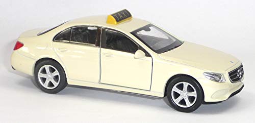 Welly Modellauto kompatibel mit Mercedes Benz E-Klasse Taxi Elfenbein ca. 1:34 / 12cm von Welly