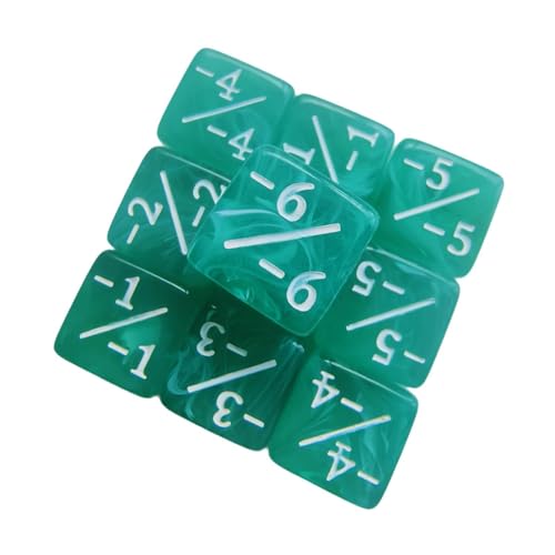 10 Stück Zählerwürfel Digitale Würfel 16 mm Acryl Mathematische Würfel für Brettspiele Kartenspiele Tabletop Gaming- grün 10 Stück Zählerwürfel Digitale Würfel 16 mm Acryl Mathematische Würfel für Brettspiele Kartenspiele Tabletop Gaming- grün von getuse