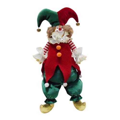 2 Mini Halloween Clown Porzellanpuppen im bunten Kostüm Dekofiguren für Geburtstag und Karneval- Sitzender Clown 2 Mini Halloween Clown Porzellanpuppen im bunten Kostüm Dekofiguren für Geburtstag und Karneval- Sitzender Clown von getuse