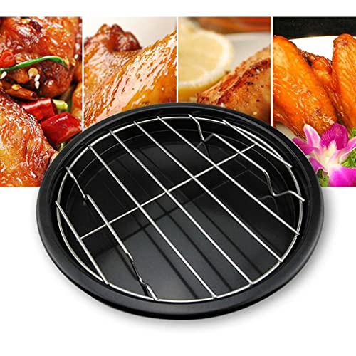 2 x Edelstahl-Grill-Ersatz, rund, 22 cm, zum Kochen im Freien 2 x Edelstahl-Grill-Ersatz, rund, 22 cm, zum Kochen im Freien von getuse