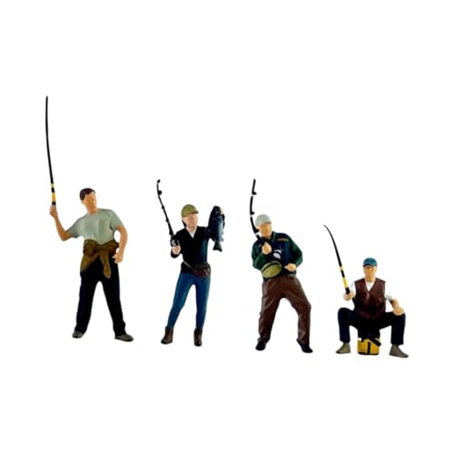 4 Stück Fischerfiguren Set Miniaturfiguren für Männer und Frauen Angeln 1/64 für Diorama Zug Landschaft Puppenhaus Miniaturen 4 Stück Fischerfiguren Set Miniaturfiguren für Männer und Frauen Angeln 1/64 für Diorama Zug Landschaft Puppenhaus Miniaturen von getuse