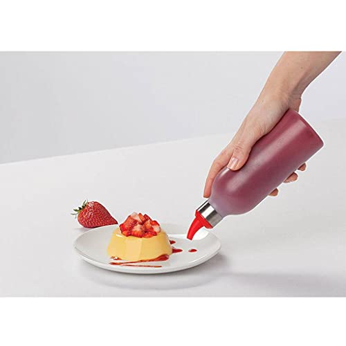 450 ml Quetschflasche für Ketchup Senf Sauce Essig Honig Spender Rot 450 ml Quetschflasche für Ketchup Senf Sauce Essig Honig Spender Rot von getuse