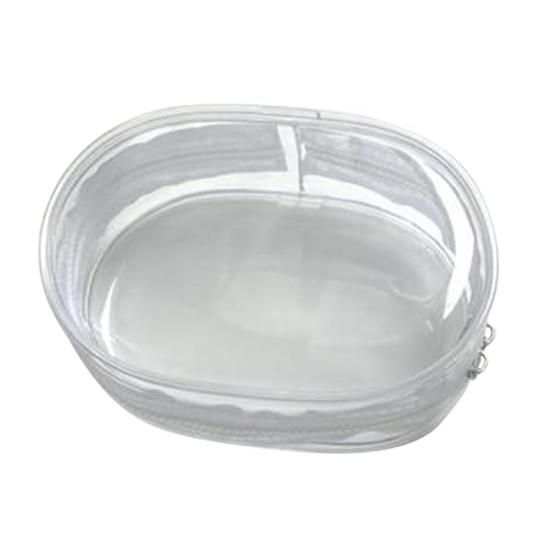 Clear Figure Display Bag with Key Chain, Portable Storage Bag for Miniature Dolls, Double Zipper Dust Collectible Box for 5.9/7.8 Inch Dolls, for Display Blind Boxes (Clear Large) von getuse