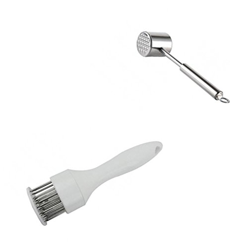Fleischklopfer aus Edelstahl mit Rinderhammer zum Kochen in der Küche Fleischklopfer aus Edelstahl mit Rinderhammer zum Kochen in der Küche von getuse