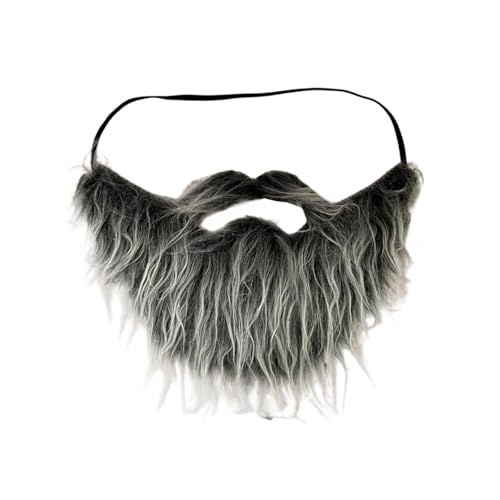 Gefälschtes Bart-Kostüm-Zubehör für Partyzubehör, festliche Bühnenaufführung (21,6 x 13,5 cm) von getuse