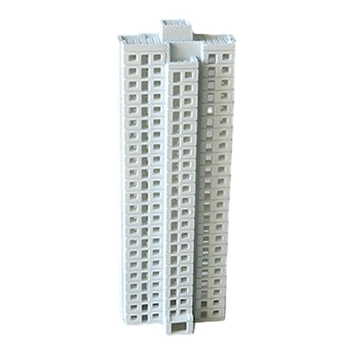 Maßstab 1:500 Baustoffe Diorama Moderne Stadt Architektur Miniatur Set Feengarten Zubehör Display Bemalte Miniaturen Eisenbahn DIY Layout - Stil E von getuse
