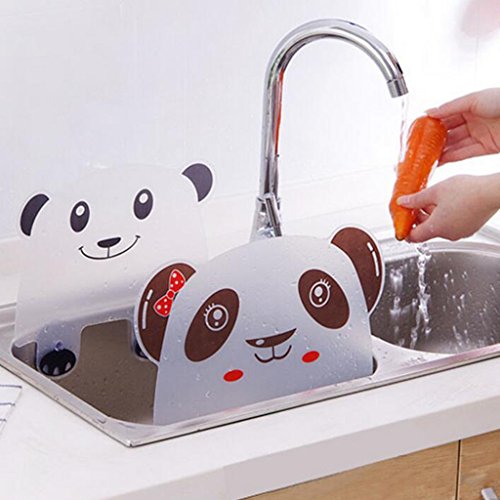 Panda Form Waschbecken Wasser Spritzschutz Anti Splash Board mit Saugnapf Rack für Küche Geschirrspülen Panda Form Waschbecken Wasser Spritzschutz Anti Splash Board mit Saugnapf Rack für Küche Geschirrspülen von getuse