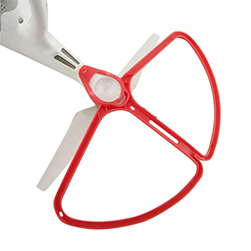Propellerschutz für Phantom 4 Drohne, stoßfest, aus ABS, mit Hoversicherung, Rot, 4 Stück von getuse