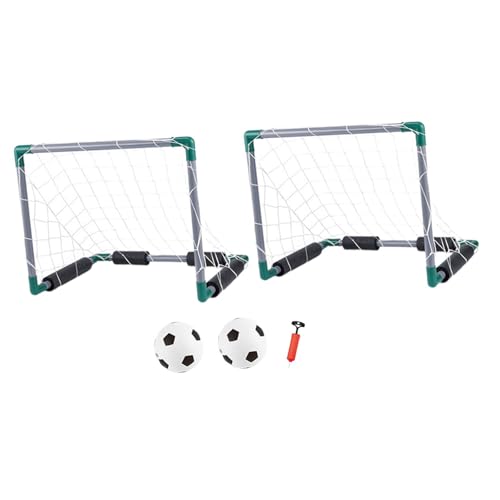 Wasserball-Spiel-Set mit Fußballtor für Sommer, Pool, Fußball, Netz mit Ball und Pumpe, Hinterhof, Strand, Sport, Spielzeug, doppelt von getuse
