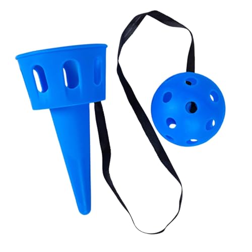 Wurf- und Fangset für Kinder und Erwachsene – Sport-Wurfspiel für Hand-Augen-Koordination und Motorik – Outdoor-Ballfang-Cup-Spiel von getuse