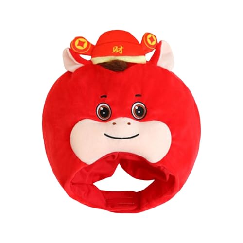 getuse Cartoon Pferdekopf Kopfbedeckung Kostüm 37x37 cm, bequemes Kissen für Fotografie, Cosplay, Karneval und Dekoration von getuse