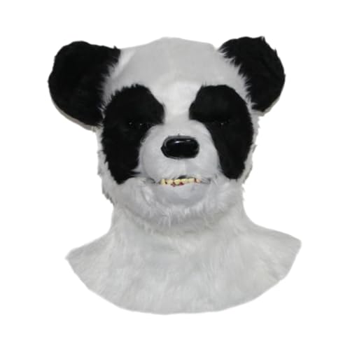 getuse Halloween-Maske Tiermaske für Kostüm Maskerade Party Festival Tierkopfmaske 40 cm x 33 cm- Panda von getuse