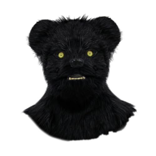 getuse Halloween-Maske Tiermaske für Kostüm Maskerade Party Festival Tierkopfmaske 40 cm x 33 cm- Schwarzbär von getuse