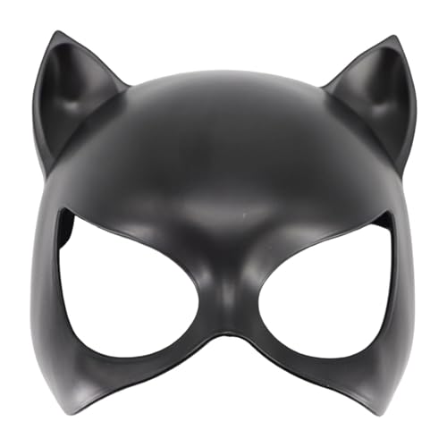 getuse Katzenmaske Tier-Cosplay-Gesichtsmaske für Halloween Festival Karneval Nachtclub 20x20 cm von getuse