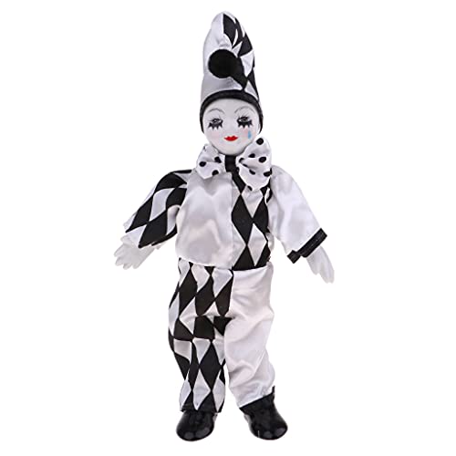 getuse Lustige Clownmann-Puppe aus Keramik, stehend, für Weihnachten, Valentinstag, Heimdekoration, Sammlerstück, Geschenk, 25 cm getuse Lustige Clownmann-Puppe aus Keramik, stehend, für Weihnachten, Valentinstag, Heimdekoration, Sammlerstück, Geschenk, 25 cm von getuse