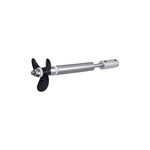 getuse RC-Bootswellen aus 304 Edelstahl mit Propellerwellenhülse, Antriebswellensatz für Modellboote, RC-Schiffszubehör- 10x5cm 5,0mm von getuse