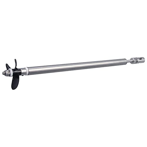 getuse RC-Bootswellen aus 304 Edelstahl mit Propellerwellenhülse, Antriebswellensatz für Modellboote, RC-Schiffszubehör- 20x15cm 5,0mm von getuse