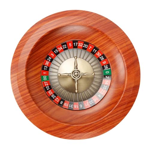 getuse Rotierendes Spielrad, Tragbares Rouletterad für Casino-Partys, 12.01 Zoll Durchmesser, Drehteller-Design mit sichtbaren Zahlen von getuse