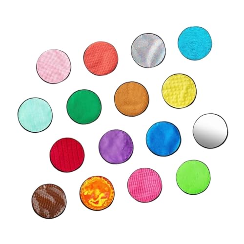 getuse Sensorische Matten für Kinder, 20 cm Durchmesser, taktiles Lernspielzeug für Jungen und Mädchen, Montessori-Bodenfliesen, 16 Stück getuse Sensorische Matten für Kinder, 20 cm Durchmesser, taktiles Lernspielzeug für Jungen und Mädchen, Montessori-Bodenfliesen, 16 Stück von getuse
