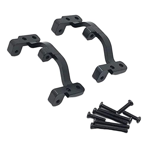 getuse WPL C14/C24/C34 B14/B24 Metall-Zugstangen-Basis, CNC-Aluminium-Federung, Upgrade für 1/16 RC Autos, Schwarz (5,75 x 2,2 x 2,1 cm) von getuse