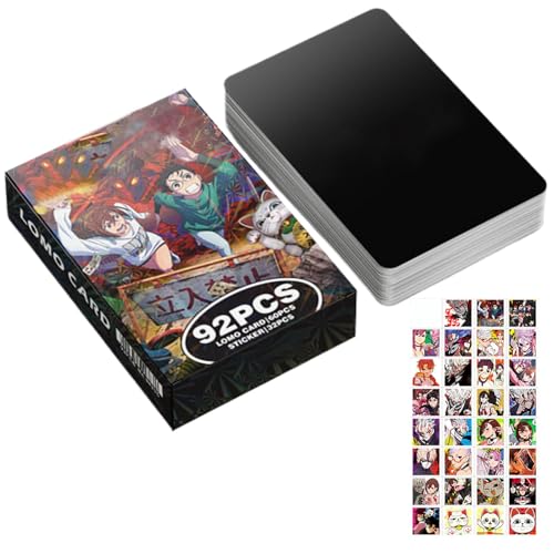 92pcs Anime Karte - Papier Sammelkarte | Anime Fotokarte | Anime Sammelkarten Sammelkarte | Anime Fotokarte | Kartensammlung Anime Karten das Beste Geschenk für Sammler 92pcs Anime Karte - Papier Sammelkarte | Anime Fotokarte | Anime Sammelkarten Sammelkarte | Anime Fotokarte | Kartensammlung Anime Karten das Beste Geschenk für Sammler von gifyym