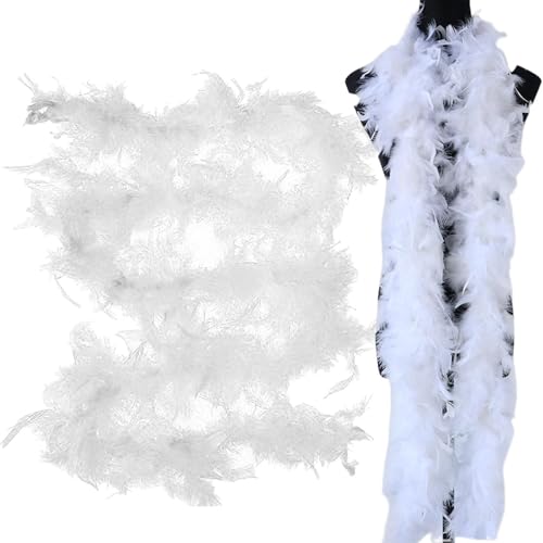 Federboa Einfarbig - Federdichten Wählbar | Federboa Für Damen | Federstola Federschal Kostüm Karneval | 7 Farben Kleiderboas Für Party, Hochzeit, Halloween-Kostüm, Weihnachtsbaum, Dekoration Federboa Einfarbig - Federdichten Wählbar | Federboa Für Damen | Federstola Federschal Kostüm Karneval | 7 Farben Kleiderboas Für Party, Hochzeit, Halloween-Kostüm, Weihnachtsbaum, Dekoration von gifyym