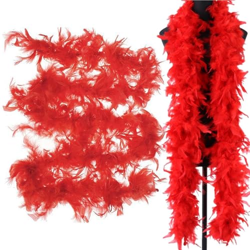 Federboa Einfarbig - Federdichten Wählbar | Federboa Für Damen | Federstola Federschal Kostüm Karneval | 7 Farben Kleiderboas Für Party, Hochzeit, Halloween-Kostüm, Weihnachtsbaum, Dekoration Federboa Einfarbig - Federdichten Wählbar | Federboa Für Damen | Federstola Federschal Kostüm Karneval | 7 Farben Kleiderboas Für Party, Hochzeit, Halloween-Kostüm, Weihnachtsbaum, Dekoration von gifyym