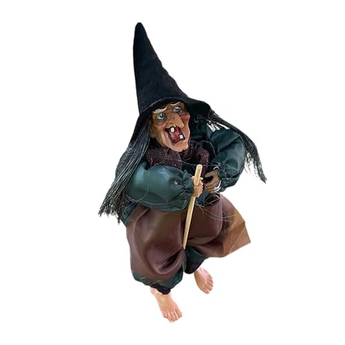 Hexe Mit Besen Und Leuchtenden Augen - Hexen Halloween Deko Außen - Animierte Hexendekoration | Sprechende Hexe Mit Soundaktivierung | Bewegliche Halloween Haunted House Requisite, Sound- Und Bewegun Hexe Mit Besen Und Leuchtenden Augen - Hexen Halloween Deko Außen - Animierte Hexendekoration | Sprechende Hexe Mit Soundaktivierung | Bewegliche Halloween Haunted House Requisite, Sound- Und Bewegun von gifyym