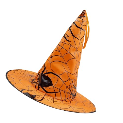Hexenhut - Halloween Hut - Halloween Kostümzubehör Für Frauen | Cosplay -Kostümkappe Für Bühnenperformance Und Urlaubsrequisiten | Dekorative Hängekappe Für Garten, Innenhof, Baum Und von gifyym