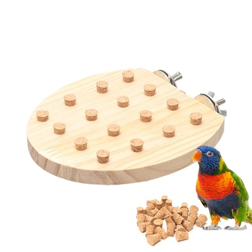 Papageienkauspielzeug, Papageienspielzeug für große Vögel - Mehrzweck -Papageien -Puzzlespielzeugkauen Block | Kompaktes Holzbrett -Vogelspielplatz für Simporien Sittiche Papageienkauspielzeug, Papageienspielzeug für große Vögel - Mehrzweck -Papageien -Puzzlespielzeugkauen Block | Kompaktes Holzbrett -Vogelspielplatz für Simporien Sittiche von gifyym
