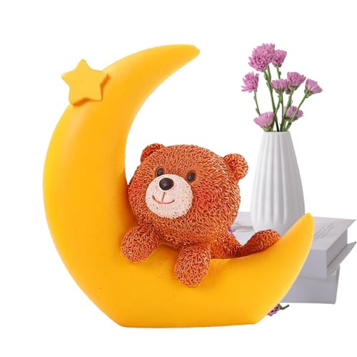 - Und Mondkuchentopper - kuchentopper - Babyparty -Monddekorationen Für Kuchen - Harz Figur In Wohnkultur, Desktop -Statue -Ornament Für Babypartys Und Gebäckdekoration von gifyym