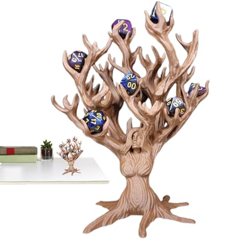 Würfelaufbewahrung – Würfelaufbewahrung mit Baum-Design, Würfelhalter, Baumgöttin, Würfelhalter, Würfelrollen, Druckwürfel-Organizer für Tischspiele Würfelaufbewahrung – Würfelaufbewahrung mit Baum-Design, Würfelhalter, Baumgöttin, Würfelhalter, Würfelrollen, Druckwürfel-Organizer für Tischspiele von gifyym