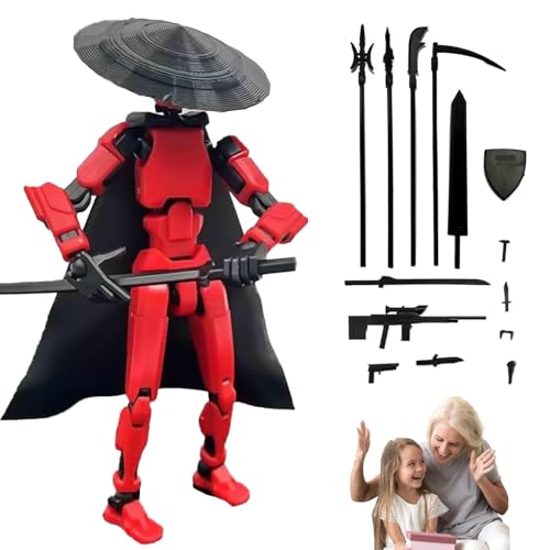 gifyym 3D Heroes Actionfigur - T13 | 13 Aktion Abbildung - 3D -gedruckte Aktion Abbildung | Bewegliche Gelenke realistische Sammlerspielzeuge | Stressabbau Desktop -Dekorationen für Kinder von gifyym