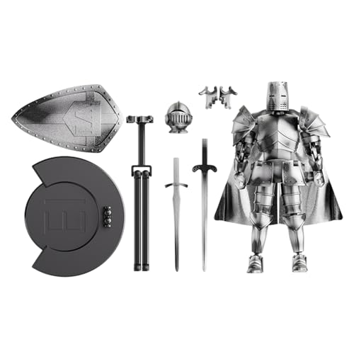 gifyym Action-Roboter-Figur – Mittelalterliche Actionfiguren | Mittelalterlicher Ganzkörper-Robotermodell Actionfigur – 360 Grad drehbarer Kopf Flexible Figur Sammlerstück Dekorationen für Nachttisch von gifyym