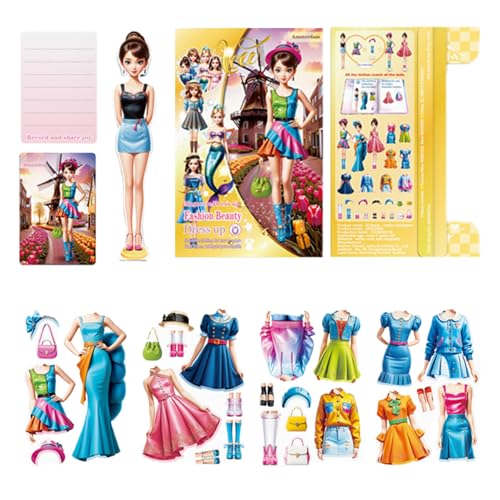 gifyym Dolls Dress Up Games Toys - Magnetic Dress Up Baby - Kleidung Up Spiele | Prinzessin -Bekleidungsspiel Für Kleinkinder | Pädagogische Vor, Das Spiel Travel Set Für Kinder gifyym Dolls Dress Up Games Toys - Magnetic Dress Up Baby - Kleidung Up Spiele | Prinzessin -Bekleidungsspiel Für Kleinkinder | Pädagogische Vor, Das Spiel Travel Set Für Kinder von gifyym
