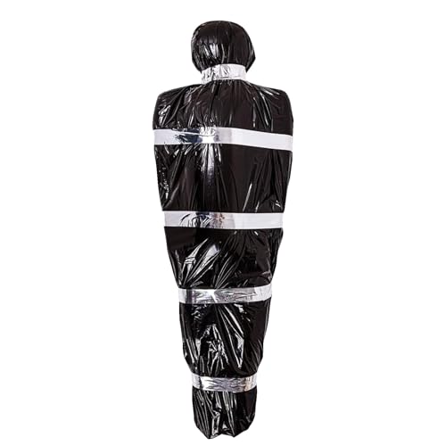 gifyym Gefälschte Leiche - Leichen Requisiten - Gefälschte Leichen Mit Blutbeflecktes | Horror Prop Für Outdoor, Haunted House, Schaurige Deko Leiche In Tragetasche von gifyym