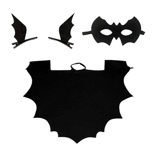 gifyym Halloween- -Kostüm-Set, Kostüm für Kinder,Fledermausflügel Cosplay Overall Set | -Cosplay-Sammelzubehör für Kinder, Kleinkinder, Mädchen, gifyym Halloween- -Kostüm-Set, Kostüm für Kinder,Fledermausflügel Cosplay Overall Set | -Cosplay-Sammelzubehör für Kinder, Kleinkinder, Mädchen, von gifyym