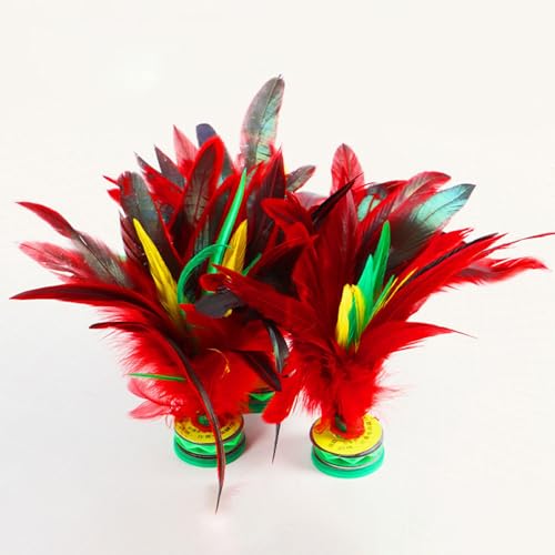 gifyym JiANZI Shuttlecock - Chinesische Fußschild Shuttlecock - Chinesische Jianzi Feder Tritt Shuttlecocks -Foot -Spiel Für Kinder Und Erwachsene - Spielzeug In Indoor/Outdoor Sport & Wettbewerb gifyym JiANZI Shuttlecock - Chinesische Fußschild Shuttlecock - Chinesische Jianzi Feder Tritt Shuttlecocks -Foot -Spiel Für Kinder Und Erwachsene - Spielzeug In Indoor/Outdoor Sport & Wettbewerb von gifyym