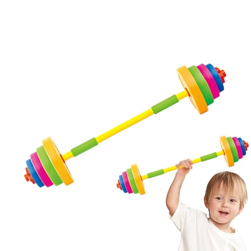 gifyym Kinder-Trainings-Langhantel, Kinder-Hantelspielzeug,Kinder-Trainings-Hantel-Gewichtsset | Verstellbares Trainingsspielzeug, Trainingsgerät, Körpertrainingsspielzeug für den Außenbereich gifyym Kinder-Trainings-Langhantel, Kinder-Hantelspielzeug,Kinder-Trainings-Hantel-Gewichtsset | Verstellbares Trainingsspielzeug, Trainingsgerät, Körpertrainingsspielzeug für den Außenbereich von gifyym