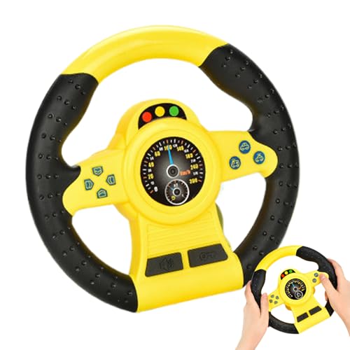 gifyym Lenkradspielzeug | Tragbares Fahrcontroller -Auto - Frühe Bildung Tun Vor, Spiele | Interaktives Fahrzeug | Früher Entwickeln Bildungsspielzeuggeschenk Für Kinder Kleinkinder Mädchen Mädchen von gifyym